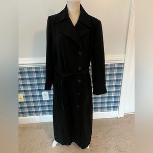 Gallery Full Length Coat - Black Size 10